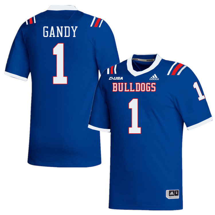 Devin Gandy Louisiana Tech Jersey,LA Tech Bulldogs Football Jerseys,Uniforms,Gears-Blue